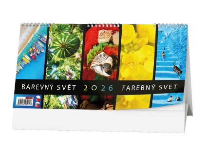 Stolní kalendář - Barevný svět BSH6