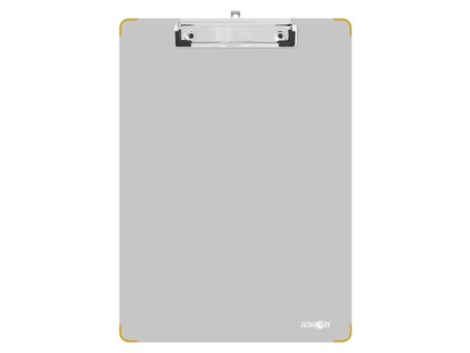Podložka na psaní  PP/A4 s klipem šedá