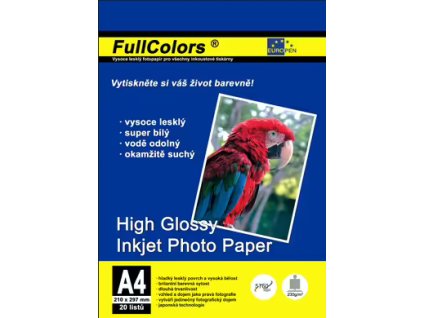 Fotopapír Europen A4/230g/20 listů  lesklý