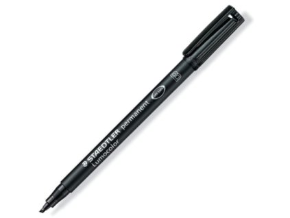 Popisovač LUMOCOLOR B 1-2,5mm černý
