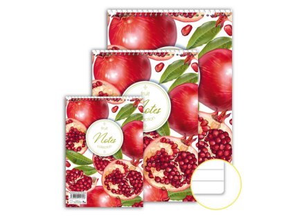 Blok A5 linka 70 listů horní spirála NOTES