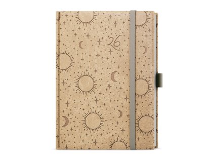Týdenní diář - Prokop - Vivella extra - B6 - béžová - Hvězdy BTP62-10
