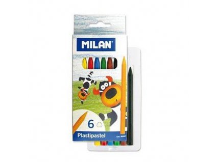 Pastelky Plasticolor MILAN - 6ks