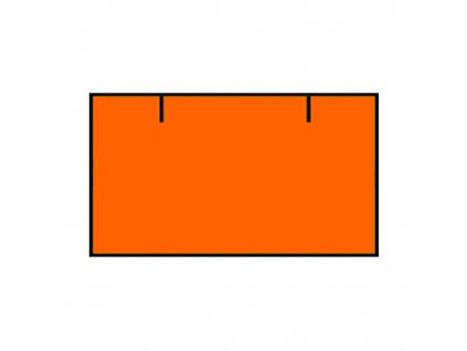 Etikety CONTACT-25x16 S oranžové hranaté   40ks/K
