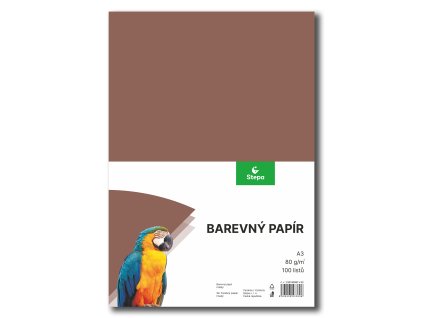 230190580 barevný papír hnědý