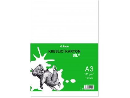 Kreslicí karton  A3/10/180g - bílý