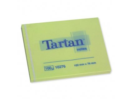 Bloček samolepicí Tartan 127x76mm/100 listů