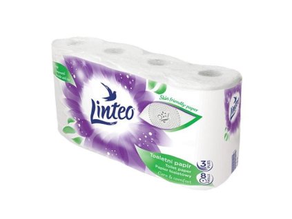 Toaletní papír Linteo 3vrstvý, 8x20m, celulóza