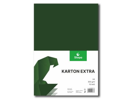 241040058 karton extra tmavě zelený