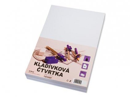 Kladívková čtvrtka A3/200/250g - bílá