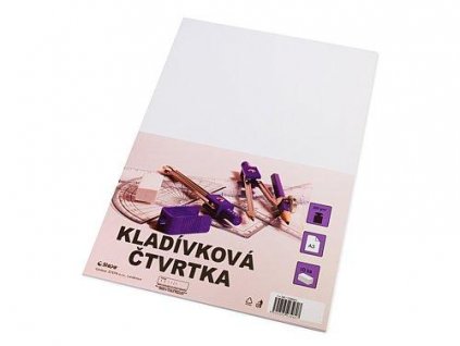 Kladívková čtvrtka A3/10/250g - bílá