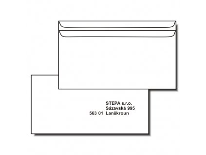 21655 obalka dl 220x110mm samolepici 1000ks k