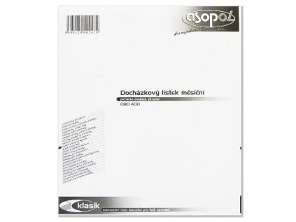 Píchačka dvojlist 20listů 2x90x208mm