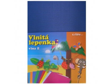 24487 1 lepenka e welle 260g 34 5 x 24 5cm rovna modra 10 listu