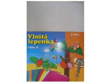 24490 1 lepenka e welle 260g 34 5 x 24 5cm rovna stribrna 10 listu