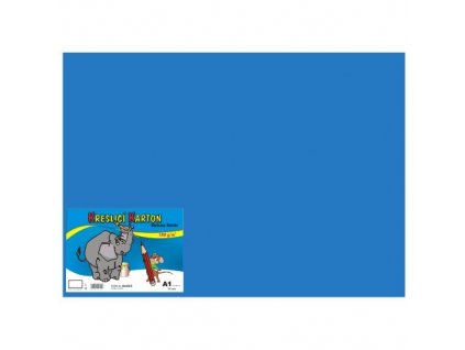 Kreslicí karton barevný A1/10/180g - modrý světle
