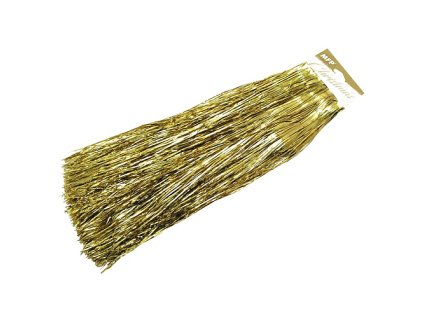 28285 lameta vanocni zlata metal