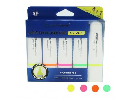 28750 1 zvyraznovac highlighter 6252 4 1 sada style fluo