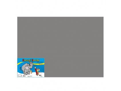 Kreslicí karton barevný A1/10/180g - šedý