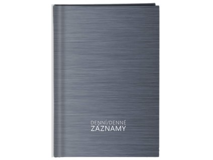 Denní záznam A5, šedý
