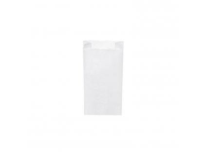 Papírový sáček s bočním skladem bílý 12+5 x 24 cm `1kg` [1000 ks]