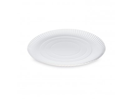 Papírový talíř hluboký bílý Ø29cm RECY [50 ks]