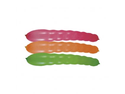 Nafukovací balónek dlouhý barevný mix Ø8 x 80 cm `L` [100 ks]