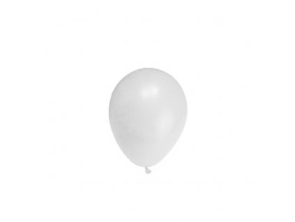 Nafukovací balónek bílý Ø25cm `M` [10 ks]