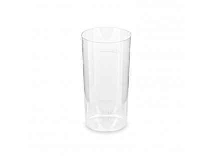 Kelímek krystal (PS) Longdrink Ø56mm 2cl/4cl/0,2L [10 ks]