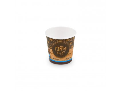 Papírový kelímek "Coffee to go" Ø62mm 110ml `XS: 0,08L/4oz` [50 ks]