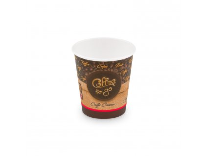 Papírový kelímek "Coffee to go" Ø73mm 200ml `S: 0,18L/7oz` [50 ks]