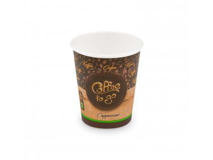 Papírový kelímek "Coffee to go" Ø80mm 280ml `M: 0,2L/8oz` [50 ks]