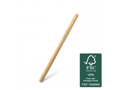 Slámka bambusová (FSC 100%) 23cm [50 ks]