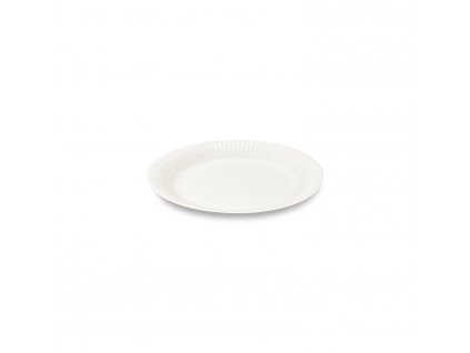 Papírový talíř bílý Ø18cm [100 ks]