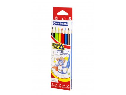 Pastelky trojboké JUMBO ERGO 9522/6, Centropen