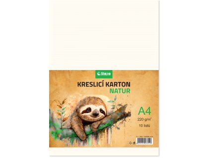 Kreslicí karton  A4/10/220g - natur