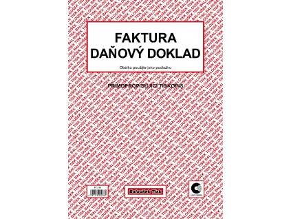 Faktura - daňový doklad A4 PT210