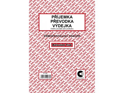 Příjemka - převodka - výdejka A5 PT235