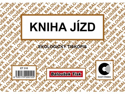 Kniha jízd A6,maxi/fir.a sou.voz.,obou ET310