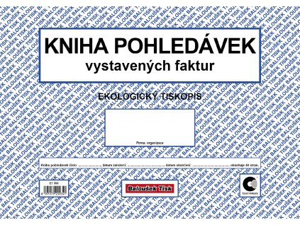 Kniha pohledávek A4 /kn. vys. fa.ob./ ET350