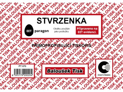 Stvrzenka  A6 - EET PT070