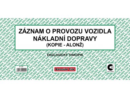 Záz.o prov.voz.nák.dop 2/3 A4-alonž ET220