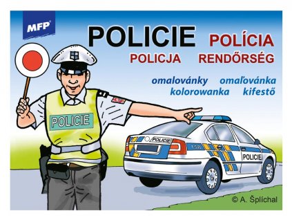 Omalovánky Policie