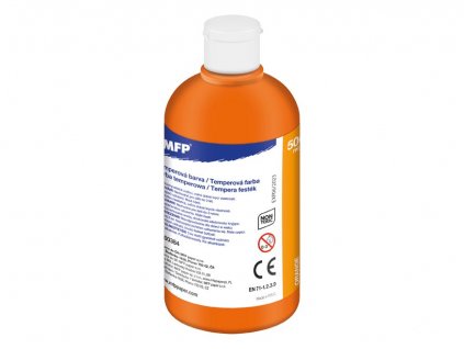 Temperové barvy 500ml oranžová