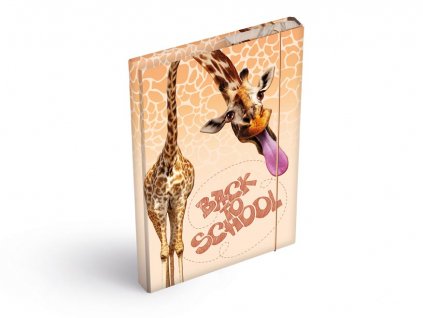 Desky na sešity box A4 Žirafa