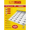 Etikety Laser. tisk 99,1x67,7/100listů UTILITY