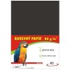 Barevný papír A3/100/80g-černý