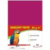 Barevný papír A3/100/80g-růžový