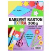 Barevný karton EXTRA 300g A4/10listů - světle žlutý