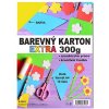 Barevný karton EXTRA - žlutý, A4, 300g (10 listů)